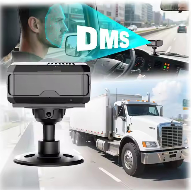 Container Truck Driver Facial Monitor System Camiones Yawn Alarm AHD Tracking 4G GPS Monitor Driver Anti Sleep